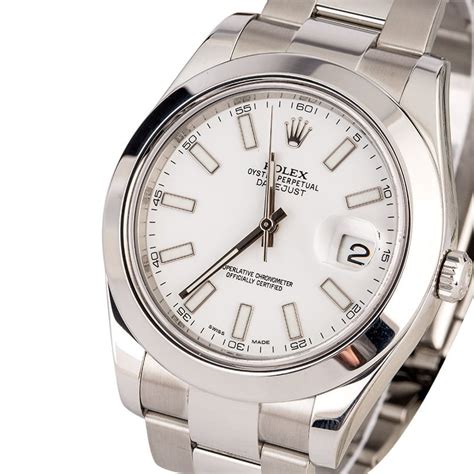 rolex datejust 2 white|Rolex Datejust white dial 36mm.